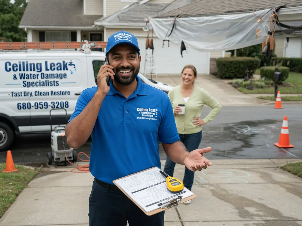 Ceiling Leak Cleanup Shirley, IN FAQs